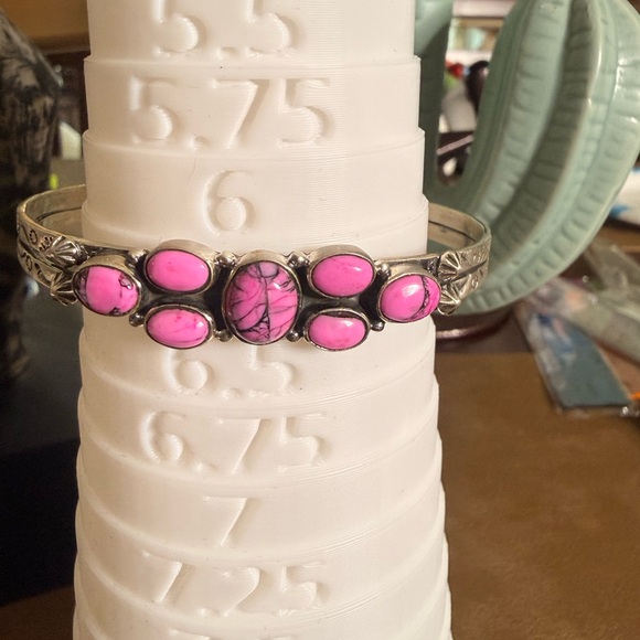 Cherry Blossom Sterling Silver Cuff bracelet
Southwestern - Picture 3 of 4